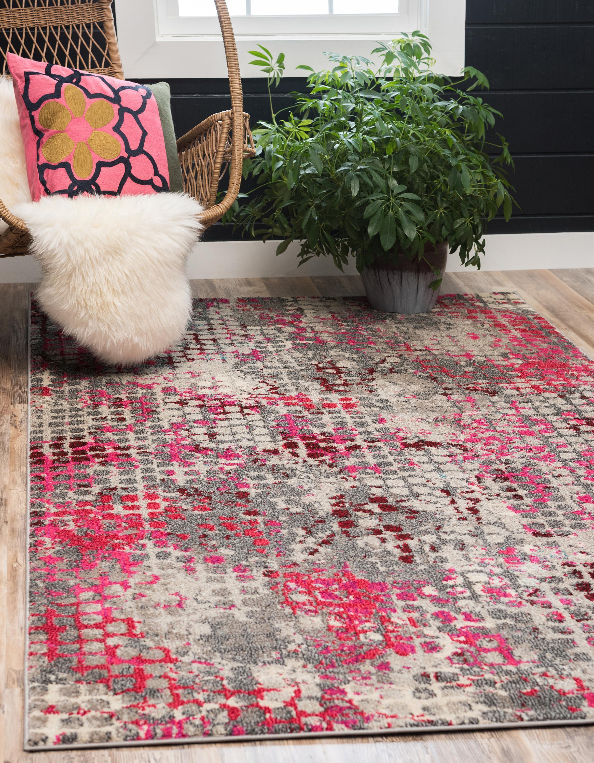 Franco Modern Circle Pattern Rug from Unique Loom
