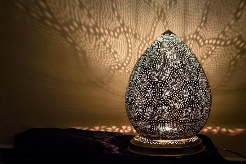 Shadowcast Moroccan Lanterns in Solid Brass, Range of Designs