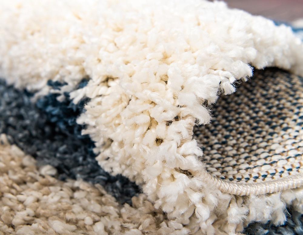Jeramiah Modern Shaggy Area Rug from Unique Loom in Soft Polypropylene