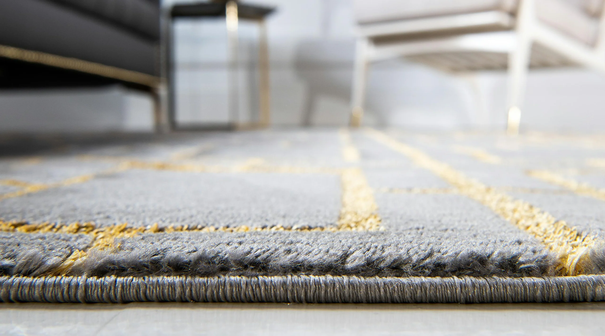 Tappeto di lusso Parker con motivo a cubi di Unique Loom