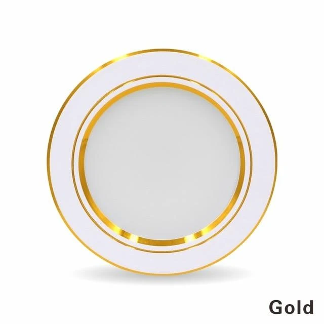 Phyllis Recessed Round LED Ceiling Lamp in Aluminium