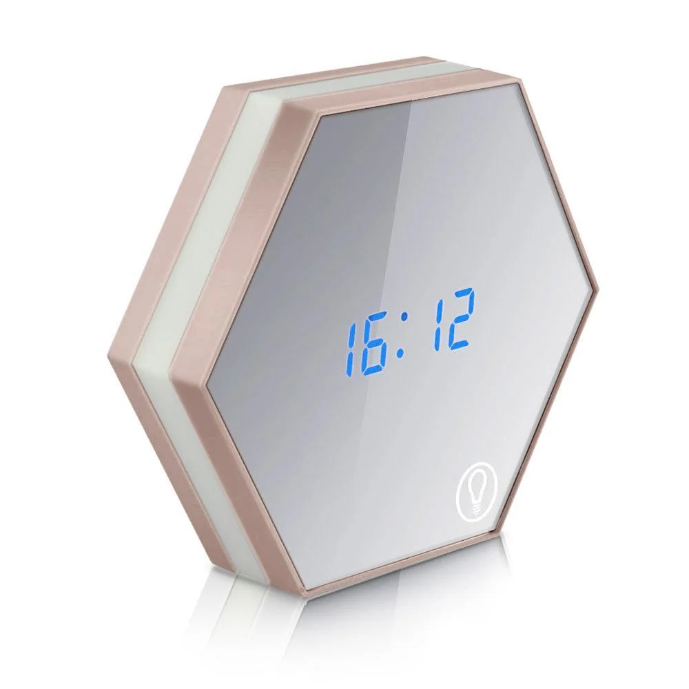 Speculo Multi-Function Alarm Clock with Mirror and LED Light