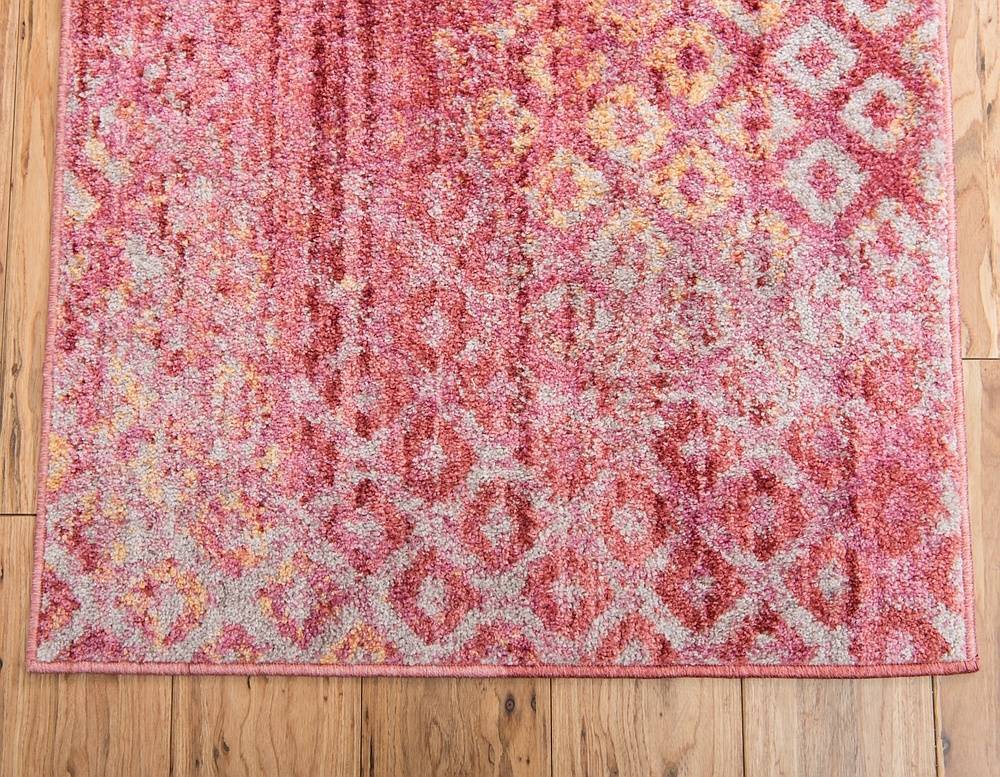 Devan Rainbow Square Pattern -matto, Unique Loom