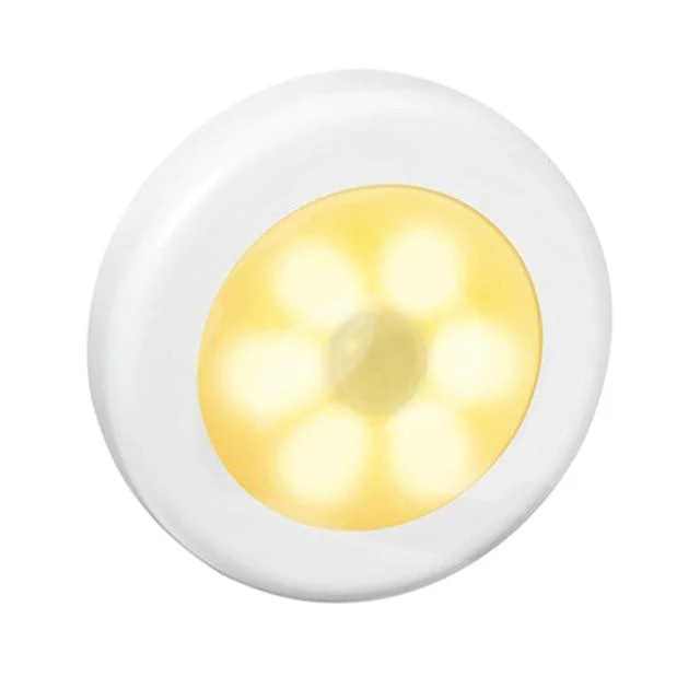Luzes noturnas LED com sensor de movimento para corredores e escadas