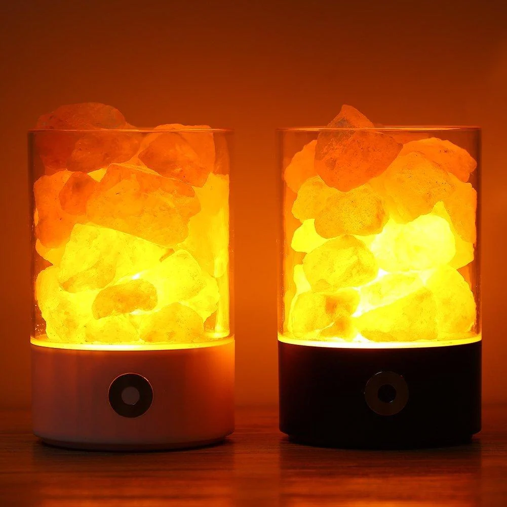 Lampe en sel de l'Himalaya Modus avec contrôle tactile et alimentation USB