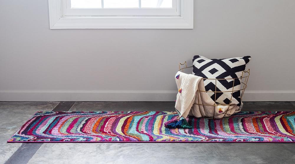 Mariano modern matta med flera färger av Unique Loom