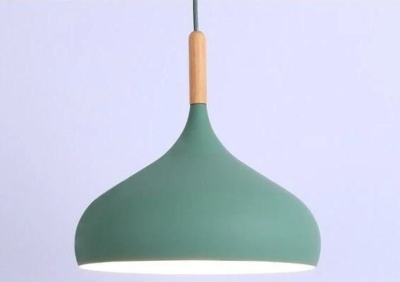 Wisząca lampa Aether Macaroon z matowym wykończeniem, aluminium