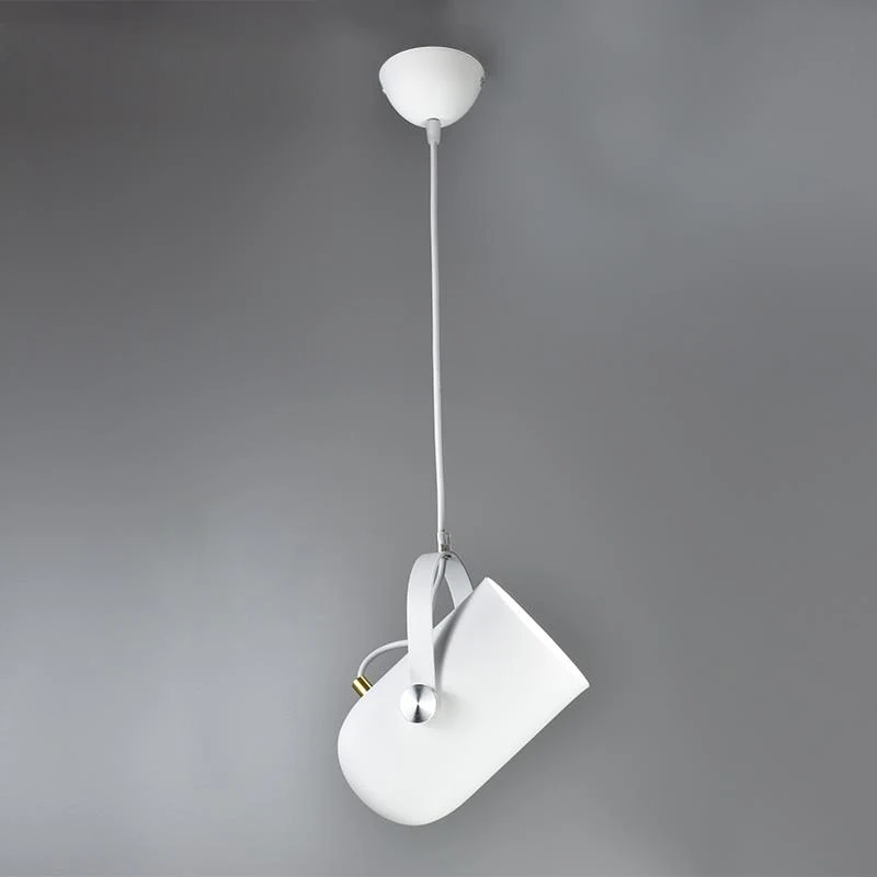 Nowoczesna skandynawska lampa wisząca ze stopu aluminium, regulowana linka
