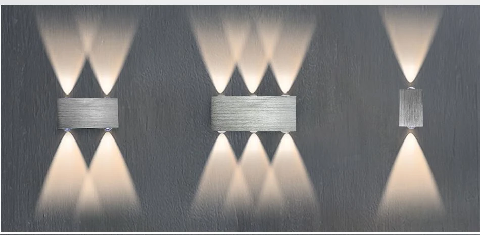 Modern LED Cube Box Wall Lamp in Aluminum for Sleek Wall Lighting