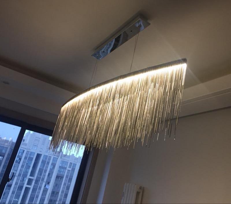 Clio LED 雨滴吊燈 拋光鉻面 家居及場地適用