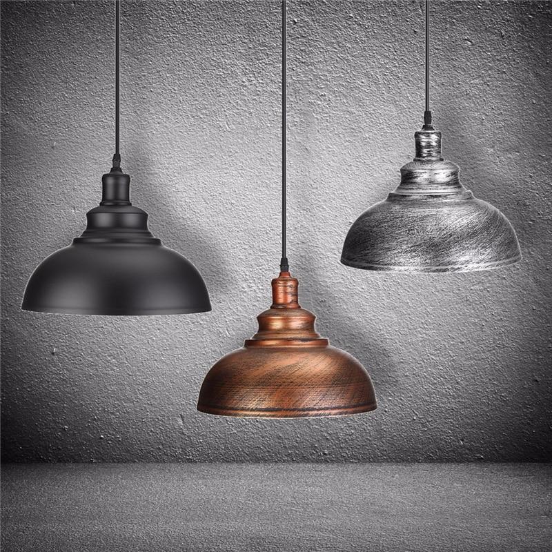 Crios Vintage Industrial Dome Hanging Lamp with Adjustable Cable