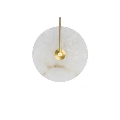 Lalula Marble Circular Wall Lamp in Elegant Colors and Sizes