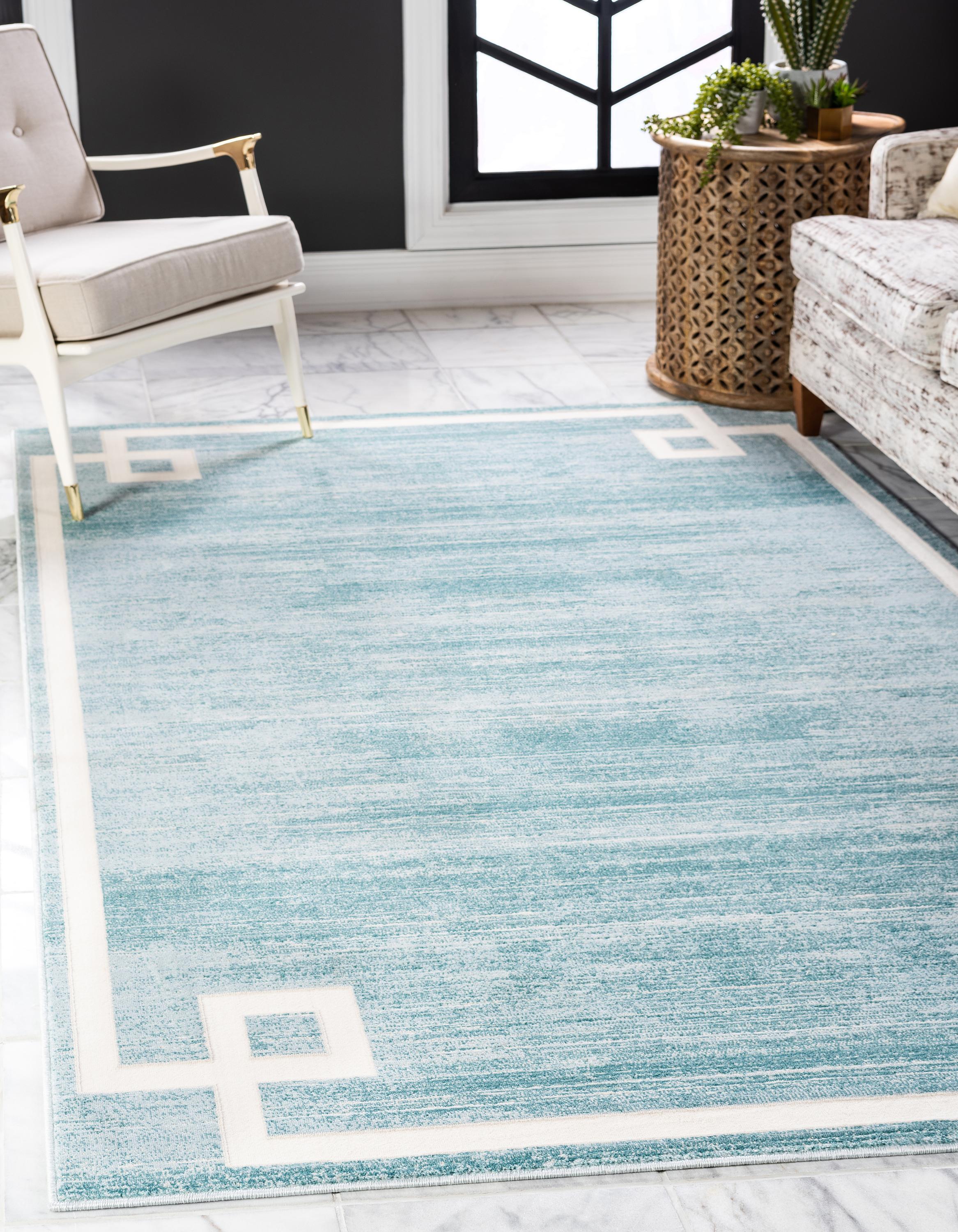 Dangelo Modern European Border Rug by Unique Loom