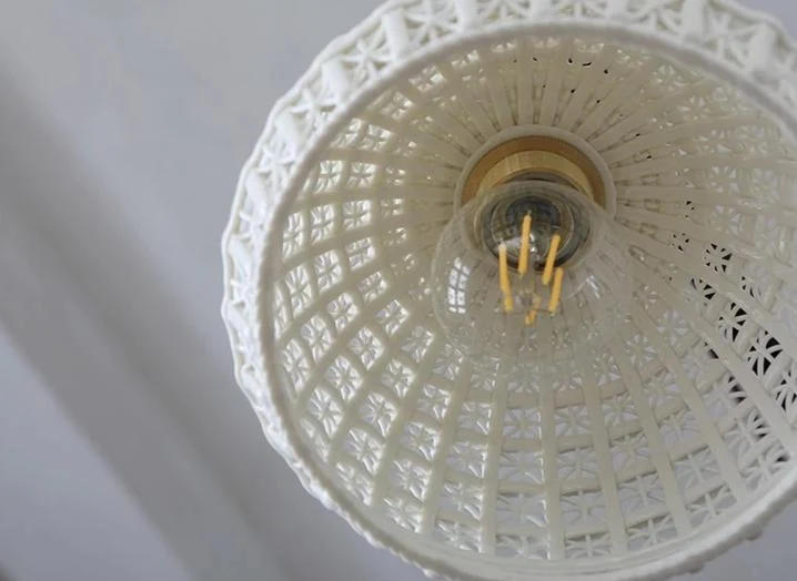 Nowoczesna lampa wisząca Dulcie Vintage Ceramic z regulowanym przewodem