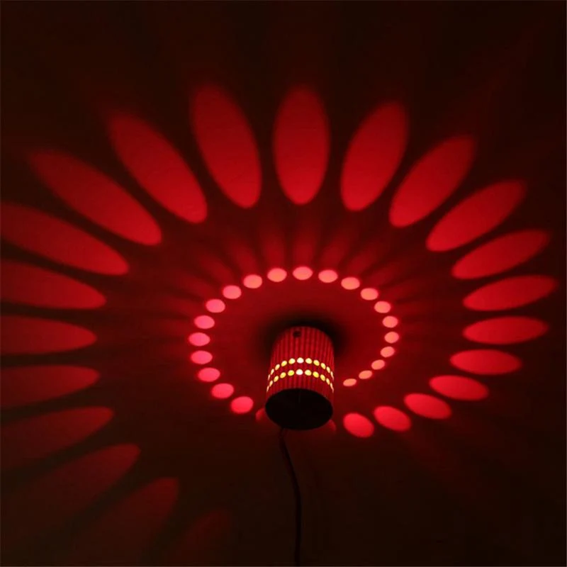 Modern Swirl LED Ceiling Light in Aluminum for Hallways and Bedrooms