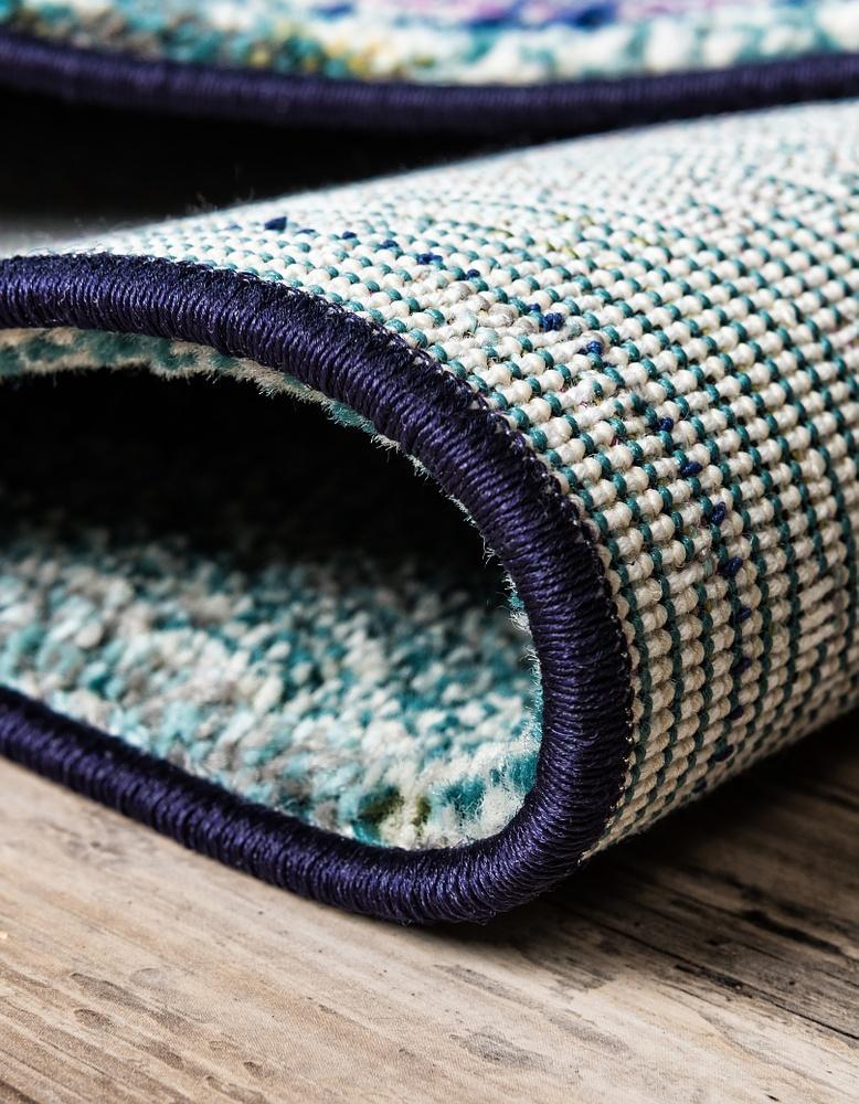 Corban Watercolor Purple Blend Area Rug by Unique Loom