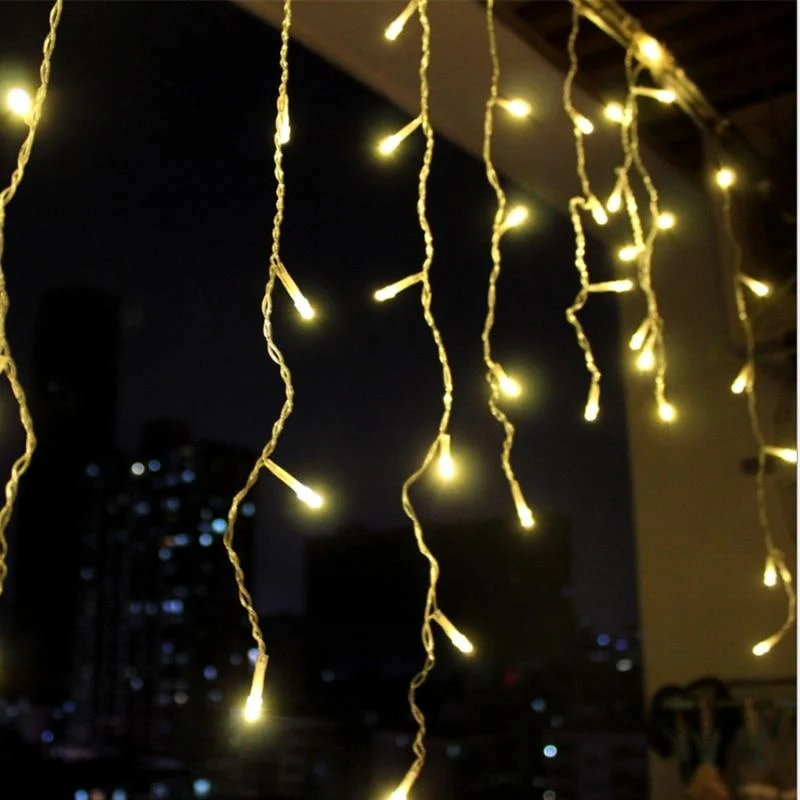LED Outdoor Droop String Lights for Christmas Home Decor