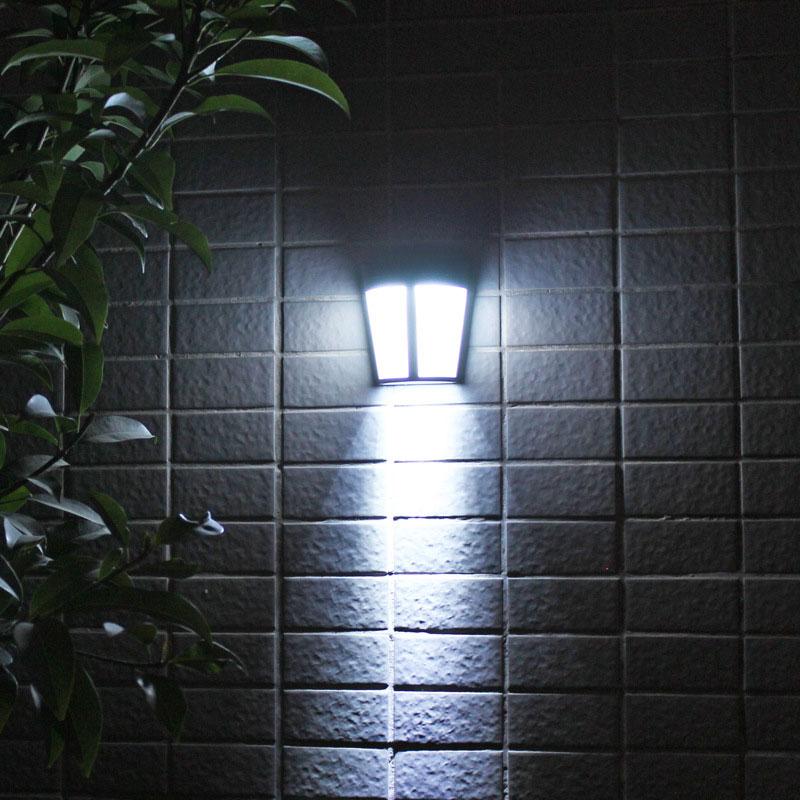 Blanch Outdoor Waterproof Solar Wall Lamp for Garden and Courtyard