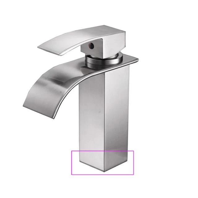 Luxury Brass Vanity Faucet with Single Handle Deck Mount