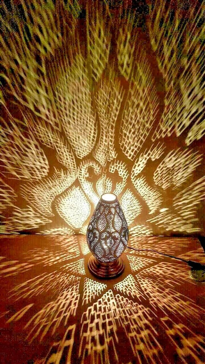 Shadowcast Moroccan Lanterns in Solid Brass, Range of Designs