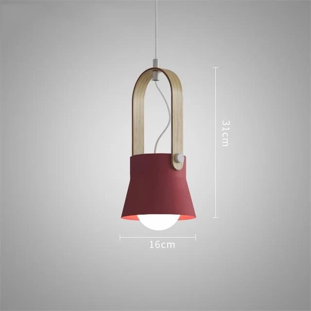 Nowoczesne nordyckie lampy wiszące LED Petah z kloszem kopułowym do domu, restauracji lub biura