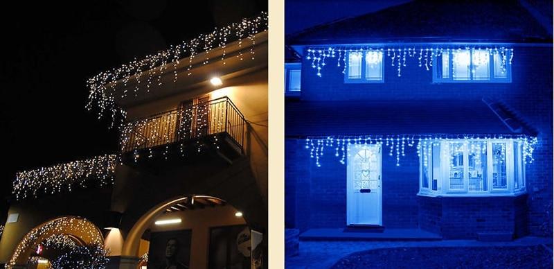 LED Outdoor Droop String Lights for Christmas Home Decor