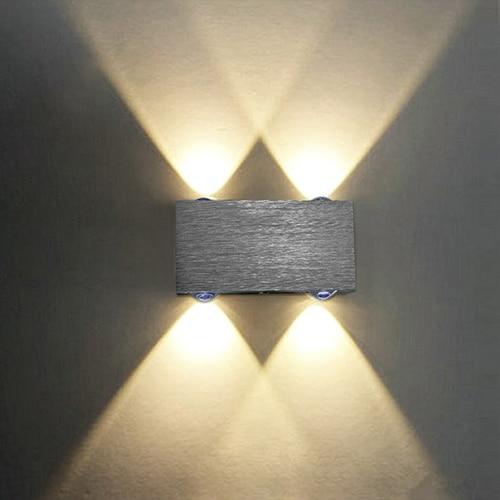 Modern LED Cube Box Wall Lamp in Aluminum for Sleek Wall Lighting