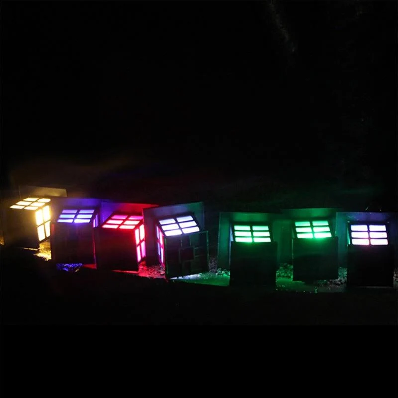 Lyt Oriental LED-Laterne Solar-Gartenleuchte mit Dämmerungssensor