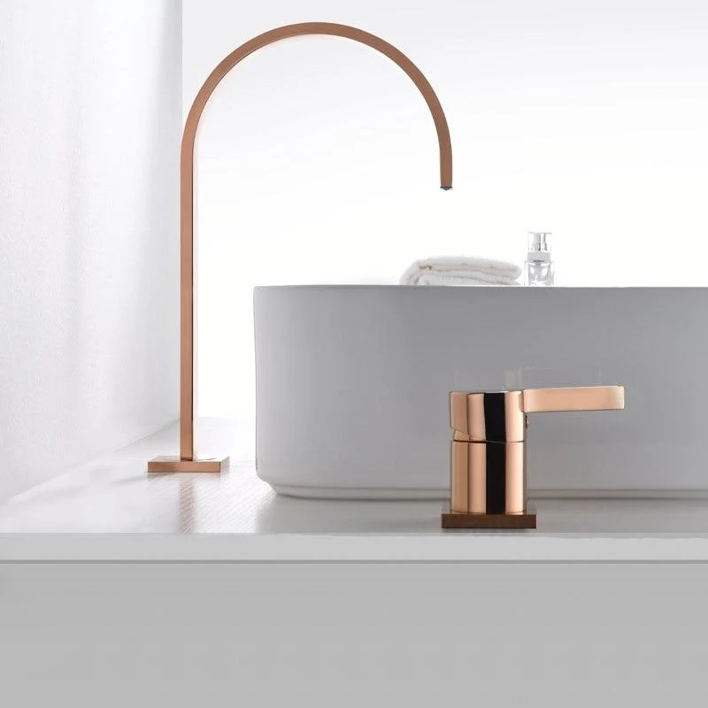 Bateria umywalkowa Raffo Long Tube z ceramicznym wykończeniem, dwuotworowa