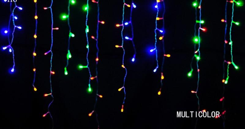 LED Outdoor Droop String Lights for Christmas Home Decor