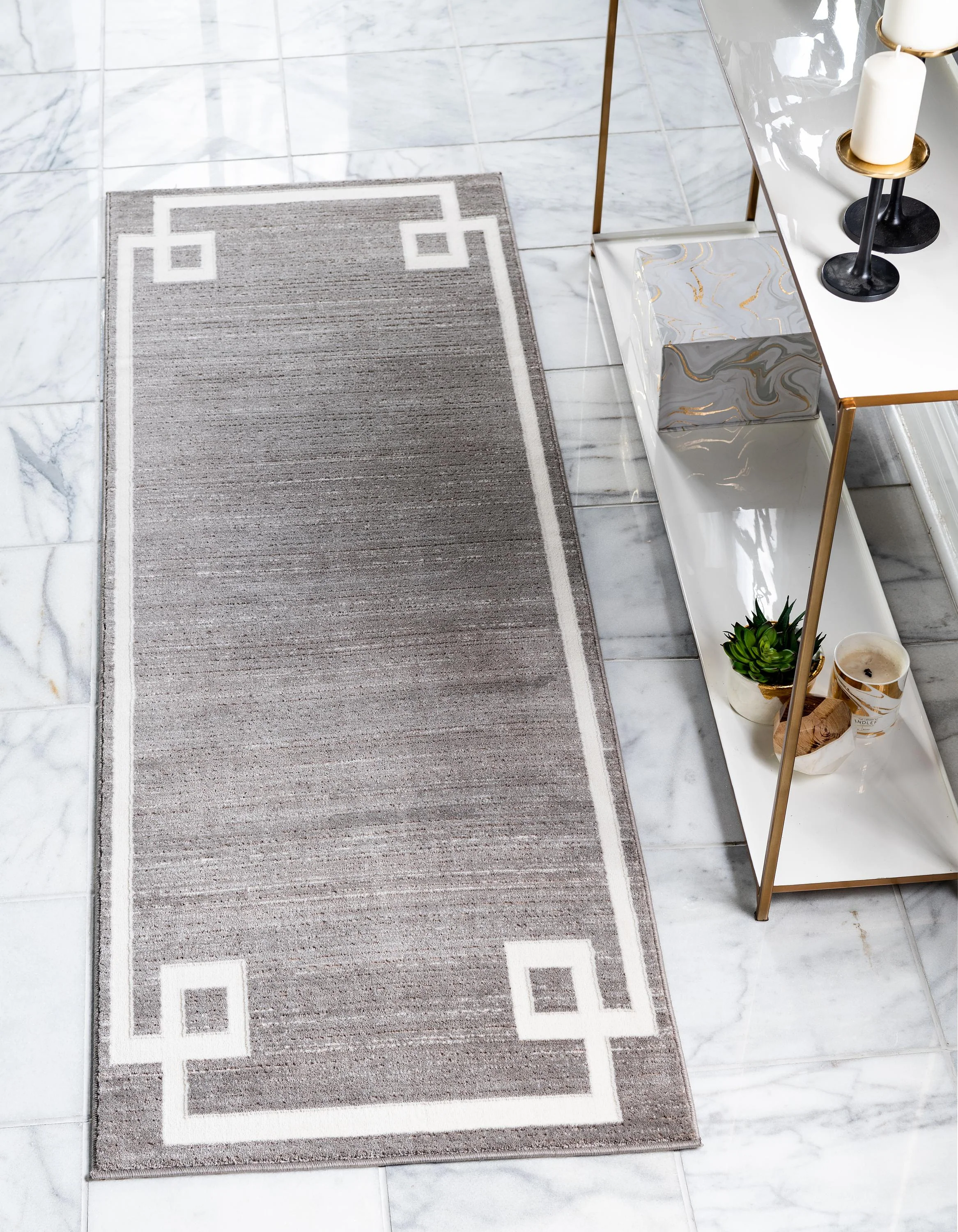 Dangelo Modern European Border Rug by Unique Loom