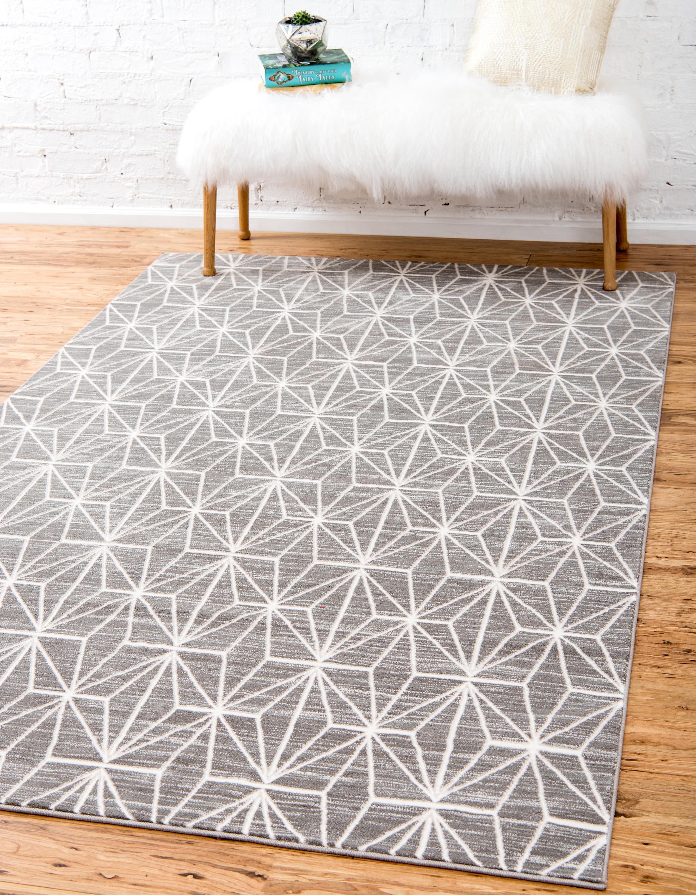 Aaro Geometric Modern Large Rug by Unique Loom