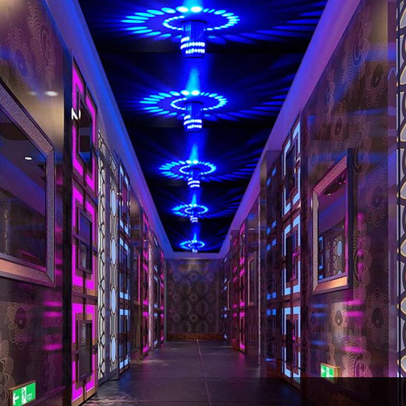 Modern Swirl LED Ceiling Light in Aluminum for Hallways and Bedrooms