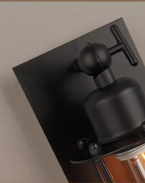 Industrial Style Vintage Bar Wall Lamp in Premium Iron for Indoor Walls
