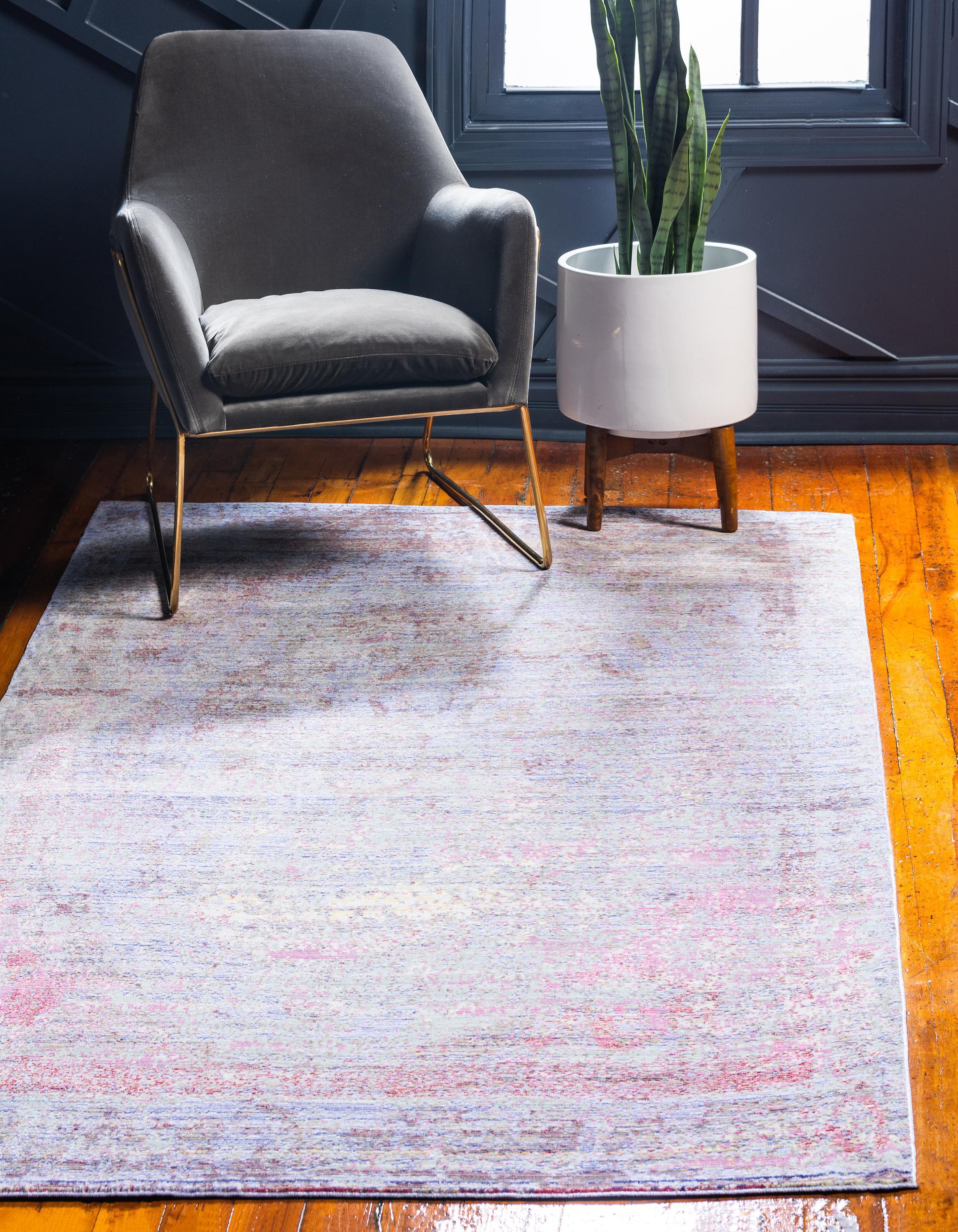 Zaire Violet Gradient Blend Rug for Home or Office