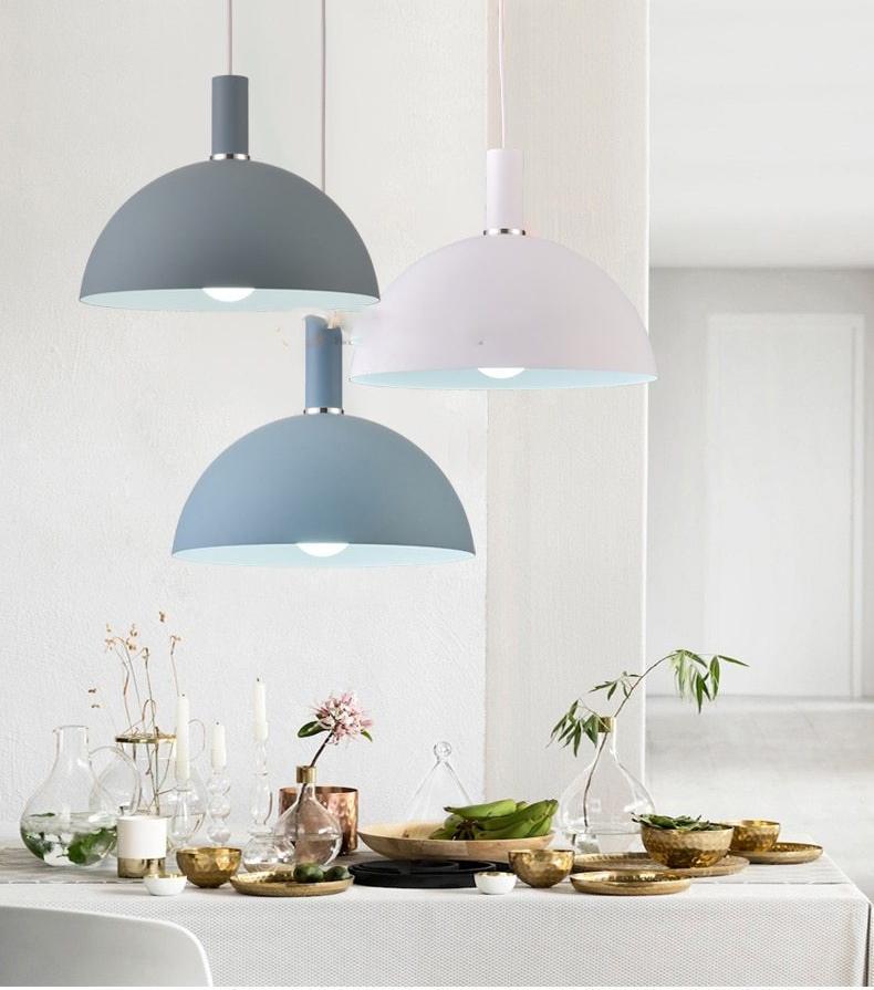 Modern Nordic Pendant Hanging Lights with Adjustable 39.4 Inch Cable