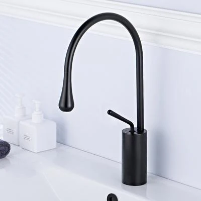 Raffeto Brass Crane Bathroom Faucet in 18 Inch and 15 Inch Heights
