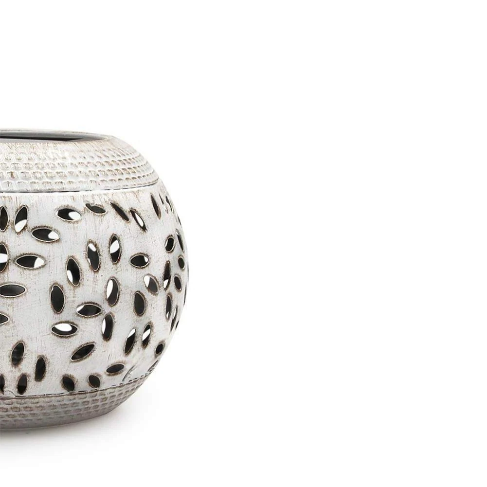 Farol Karim Globe Shadow con efecto de pétalos en forma de hoja