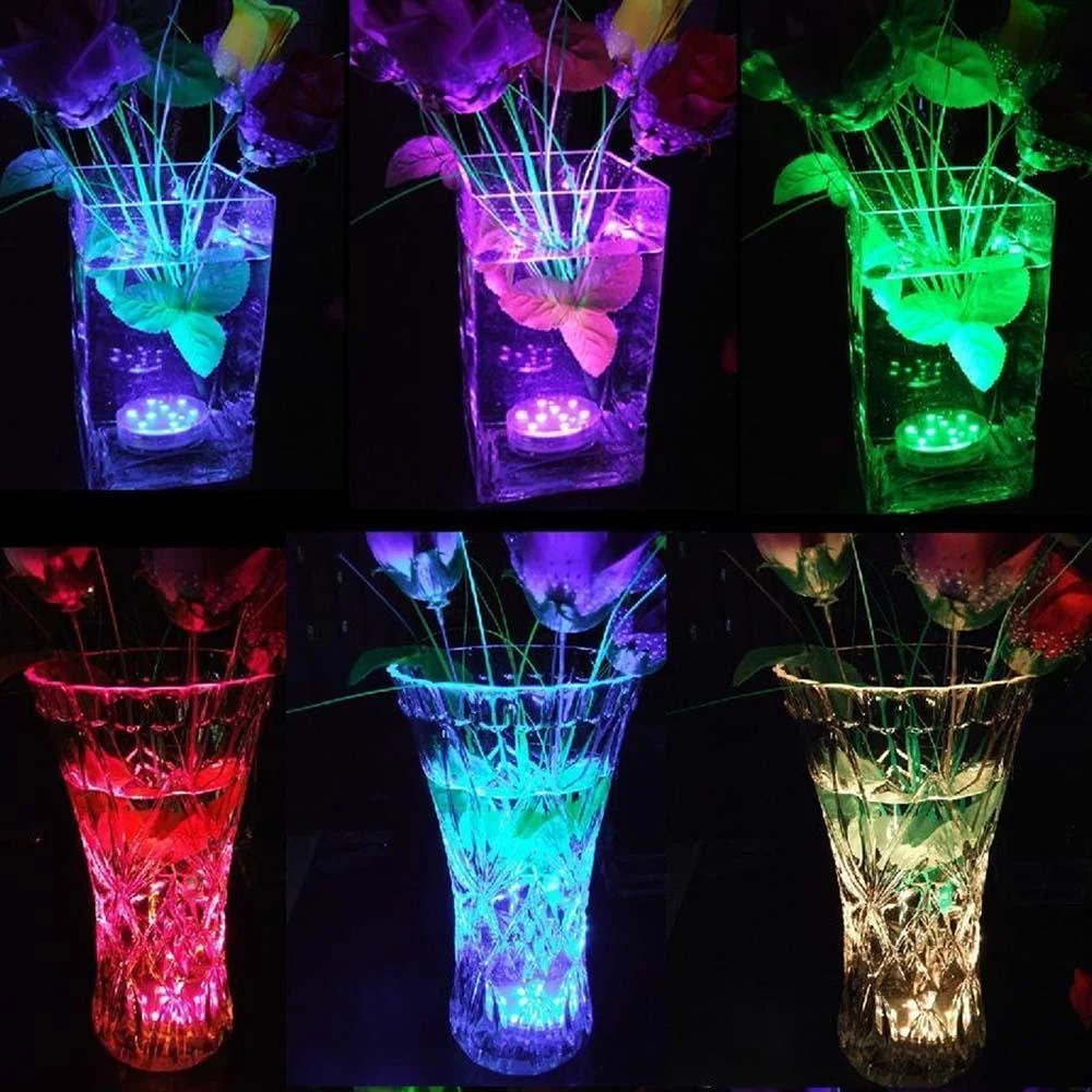 遥控LED灯，16种颜色，防水设计