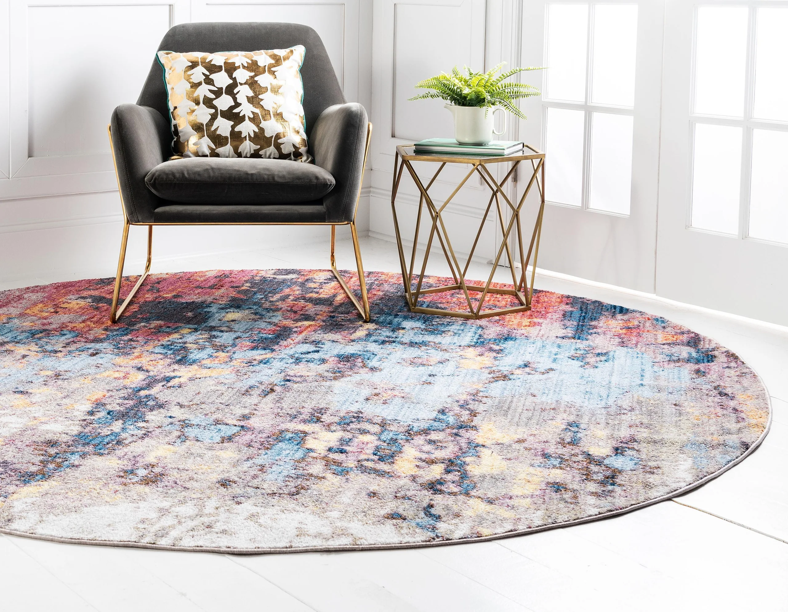 Brice Modern Color Rug from Unique Loom