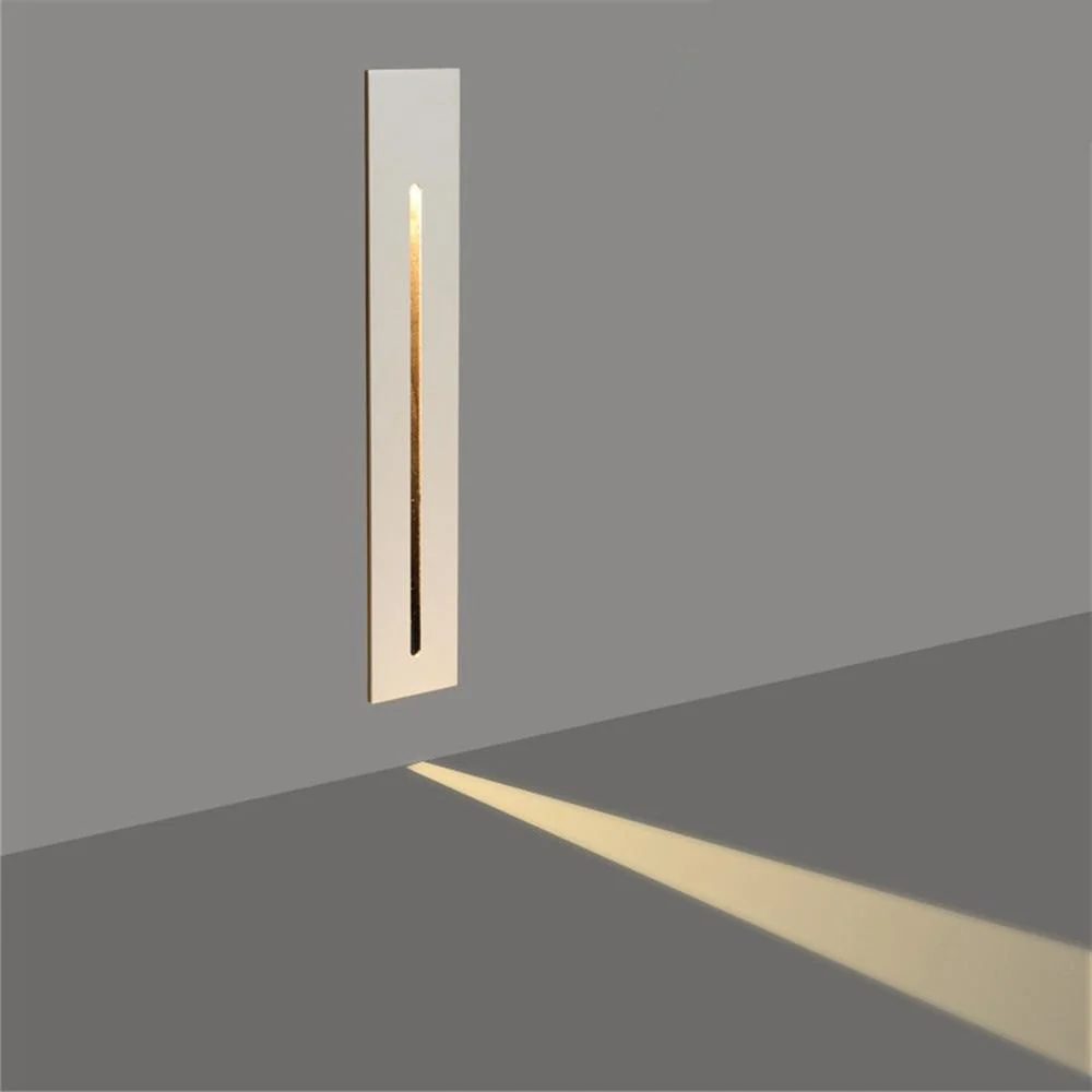Dex Recessed Light Effect Wall Light in Aluminium, Three Colours