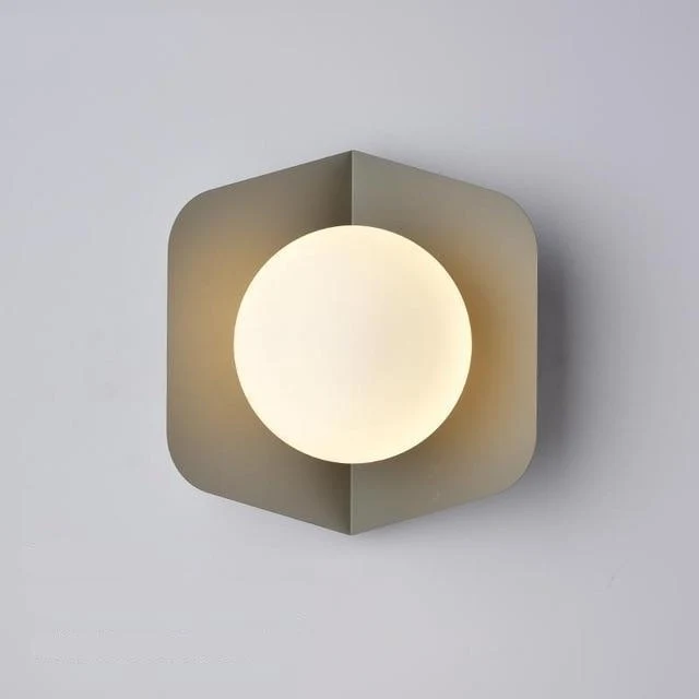 Arnold Modern Nordic Candy Wall Lamp in Iron and Acrylic