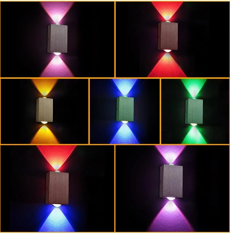 Modern LED Cube Box Wall Lamp in Aluminum for Sleek Wall Lighting