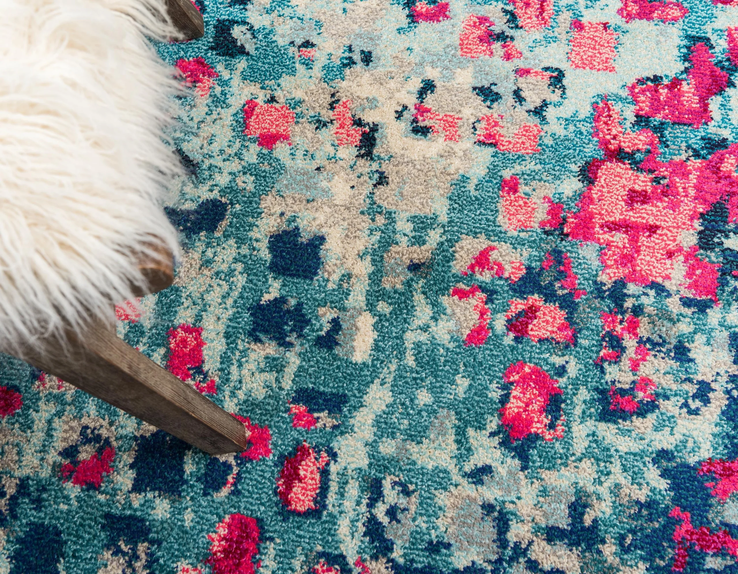 Alfombra moderna con patrón de color Blaise para hogar u oficina