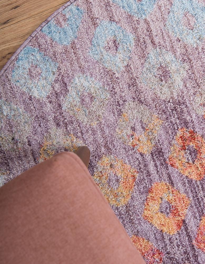 Devan Rainbow Square Pattern -matto, Unique Loom