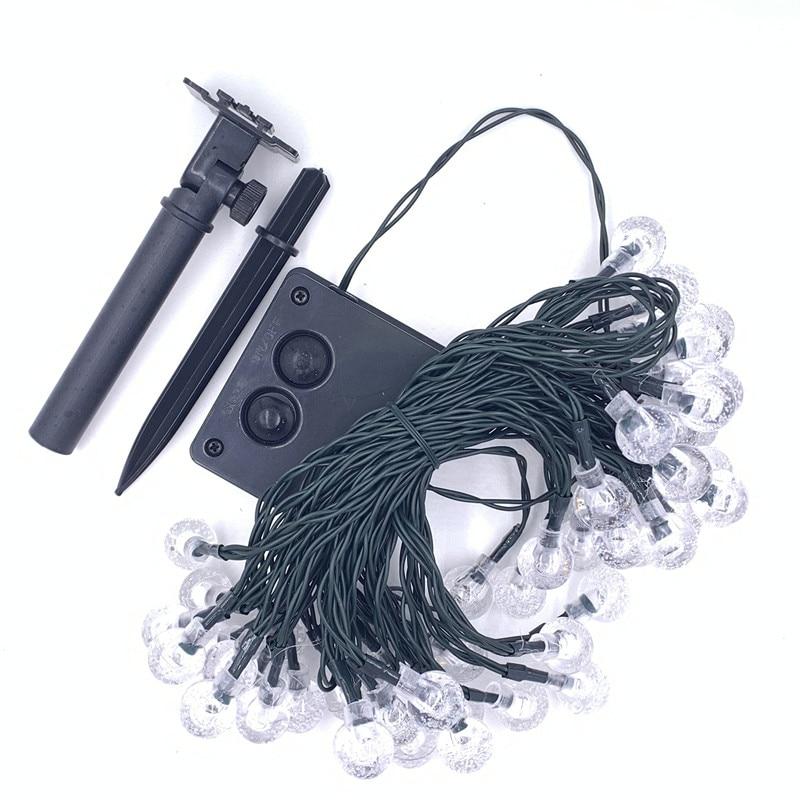 ColorSol Solar Powered LED Globe String Lights, Waterproof 5 Meter