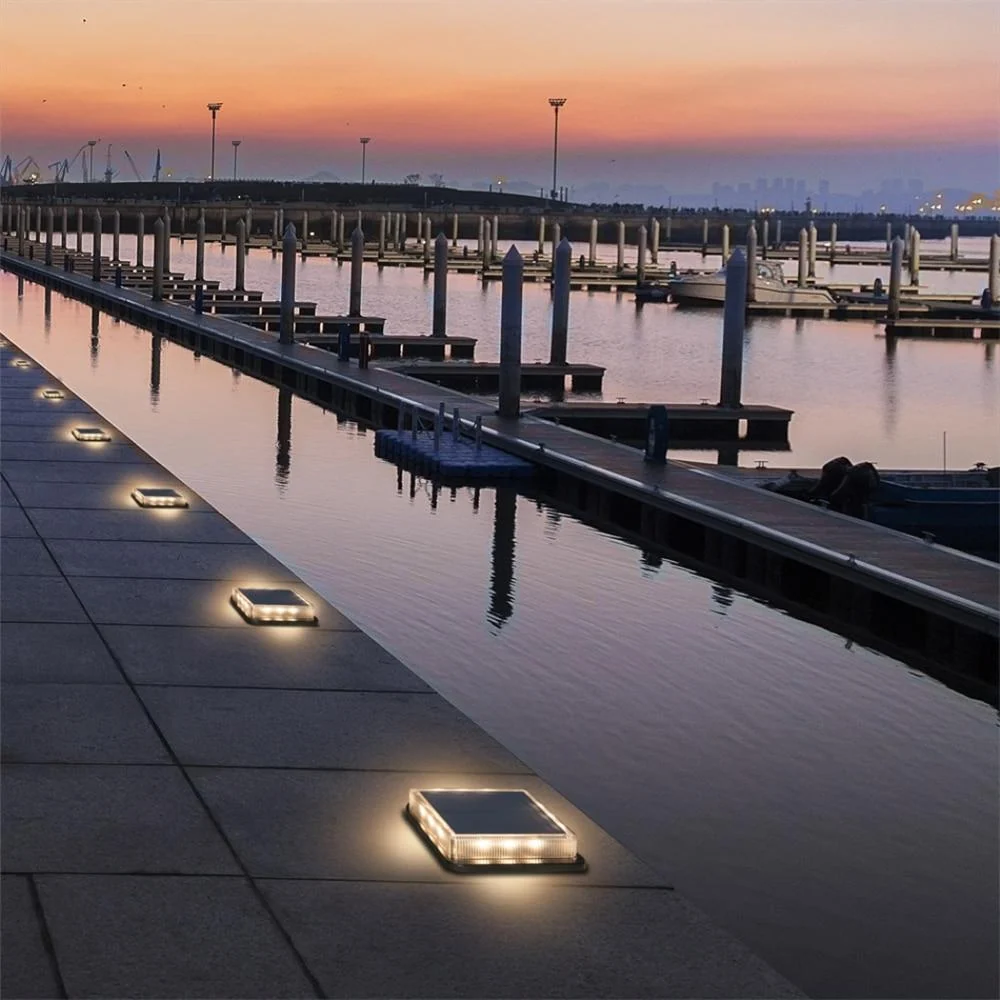 Calandra LED-solcellsmarklampa för gångvägar och pooler