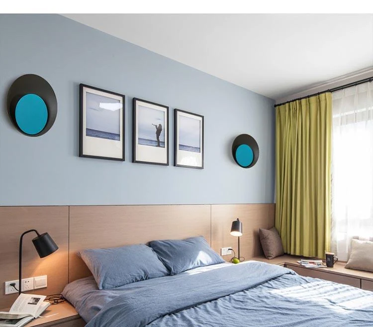 Lampa ścienna LED Grais Macaroon Moon z metalu i akrylu