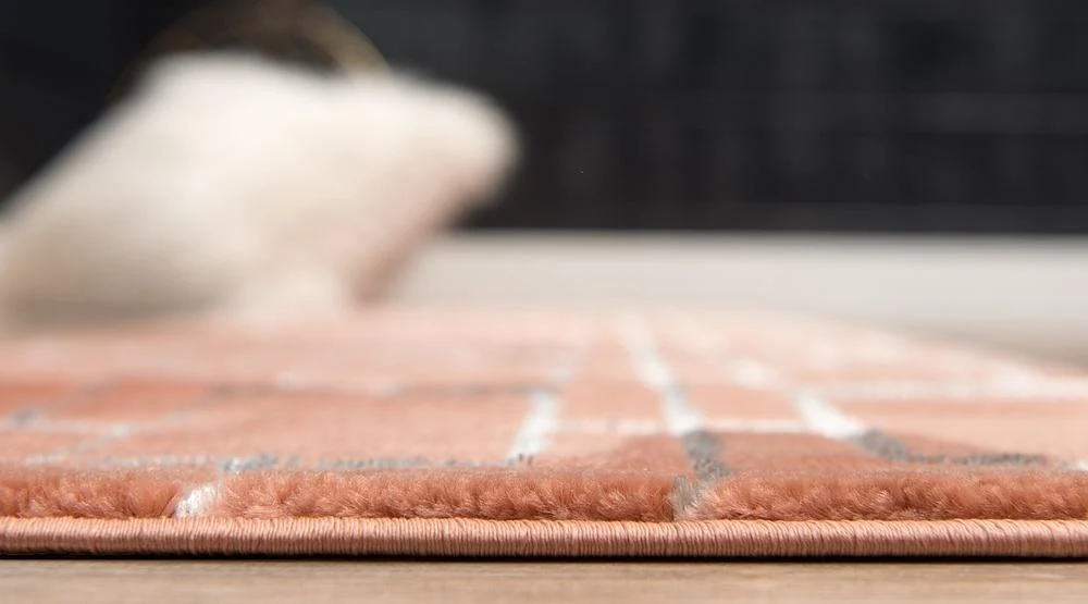Tappeto di lusso Parker con motivo a cubi di Unique Loom