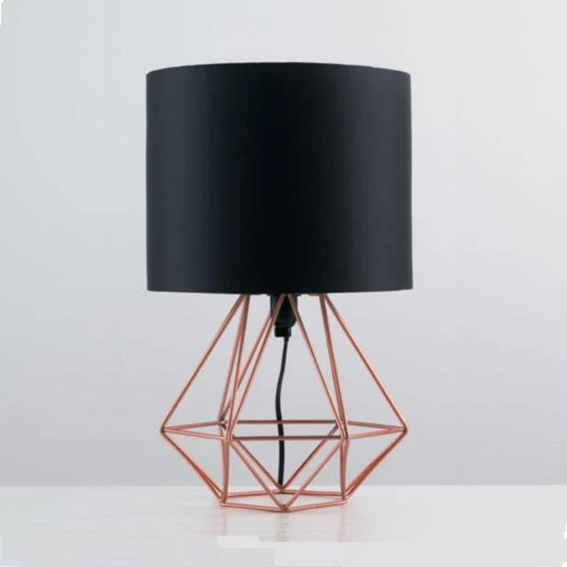 Duka Geometric Frame Lamp in Alloy Metal and Aluminum